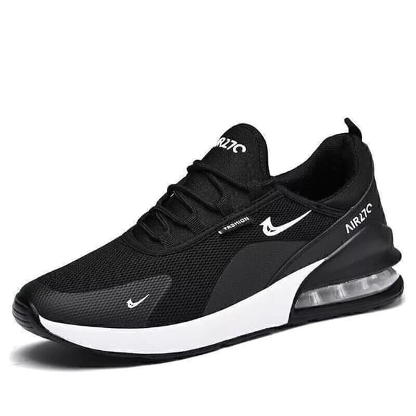 Mens Womens Gym Trainers Comfy Casual Sports Athletic Running Shoes UK 6.5 / EUR 40 Black