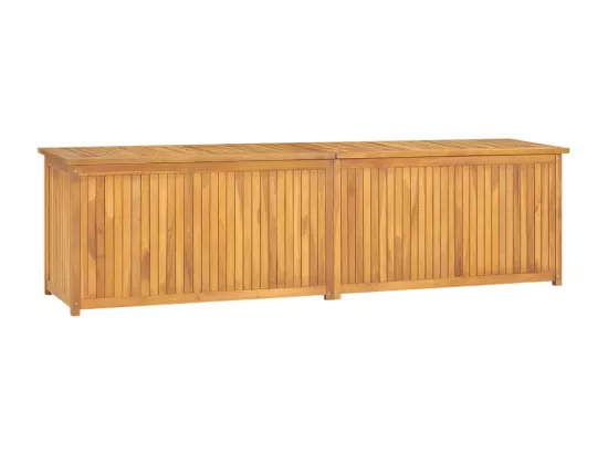 Prolenta Premium - Boîte de jardin 200x50x55 cm Bois massif de teck