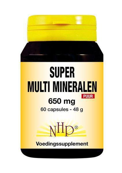 Nhp Super Multi Mineralen 650 mg60 capsules