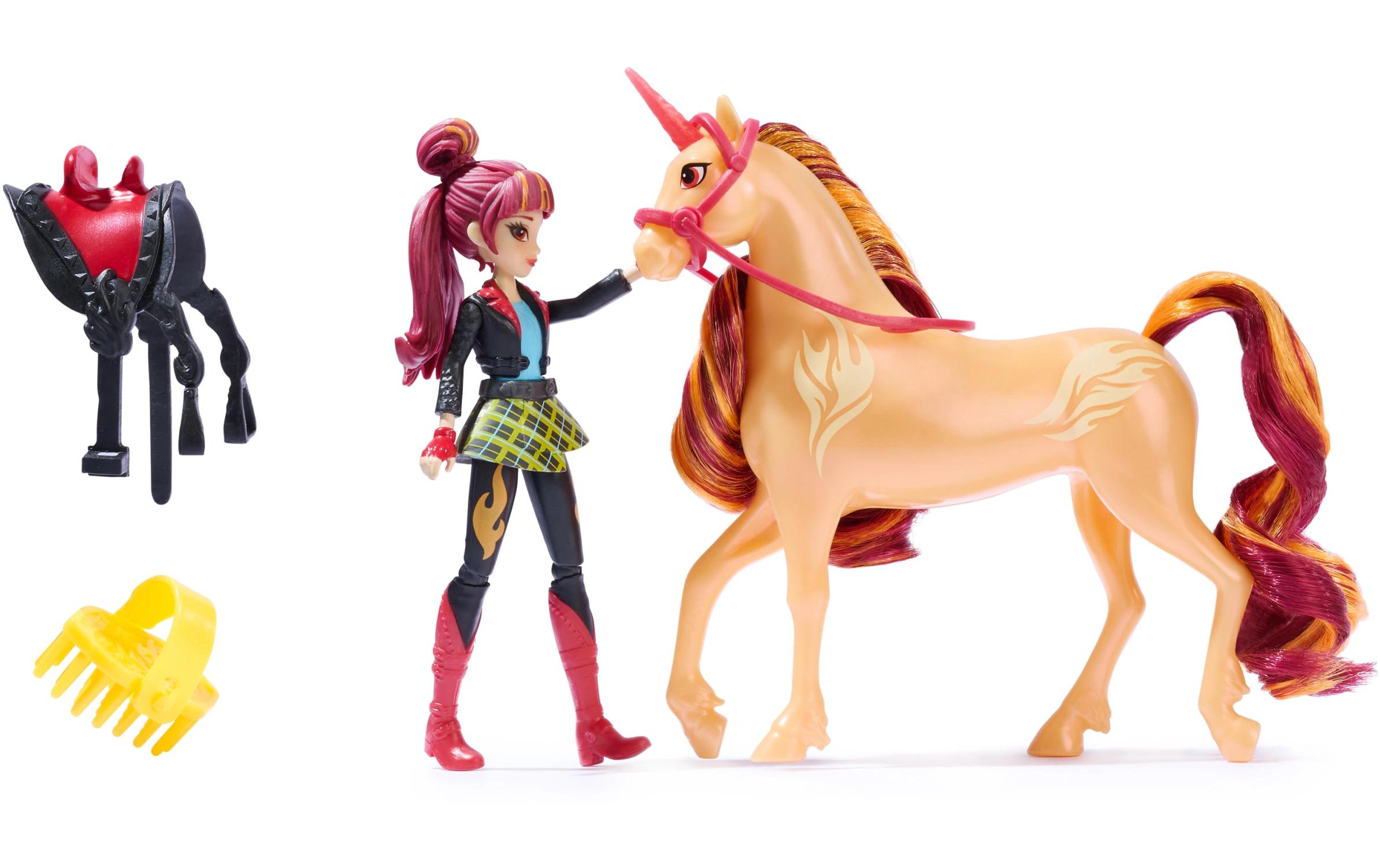 Unicorn Academy Valentina Doll & Cinder UnicornPuppe Valentina und Einhorn Cinder für Kinder
