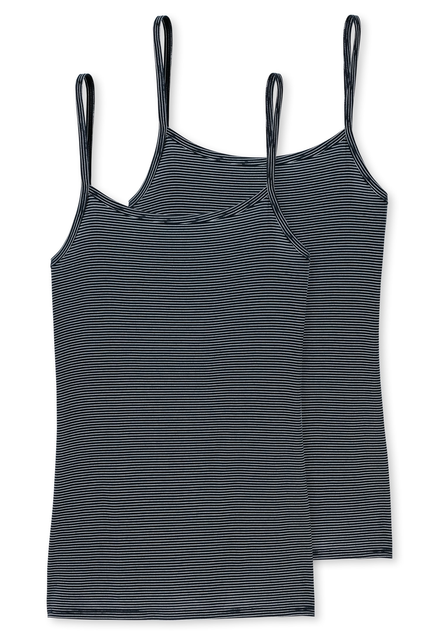 Schiesser Unterhemd »Modal Essentials«, Single Jersey, schmale Träger, feine Streifen
