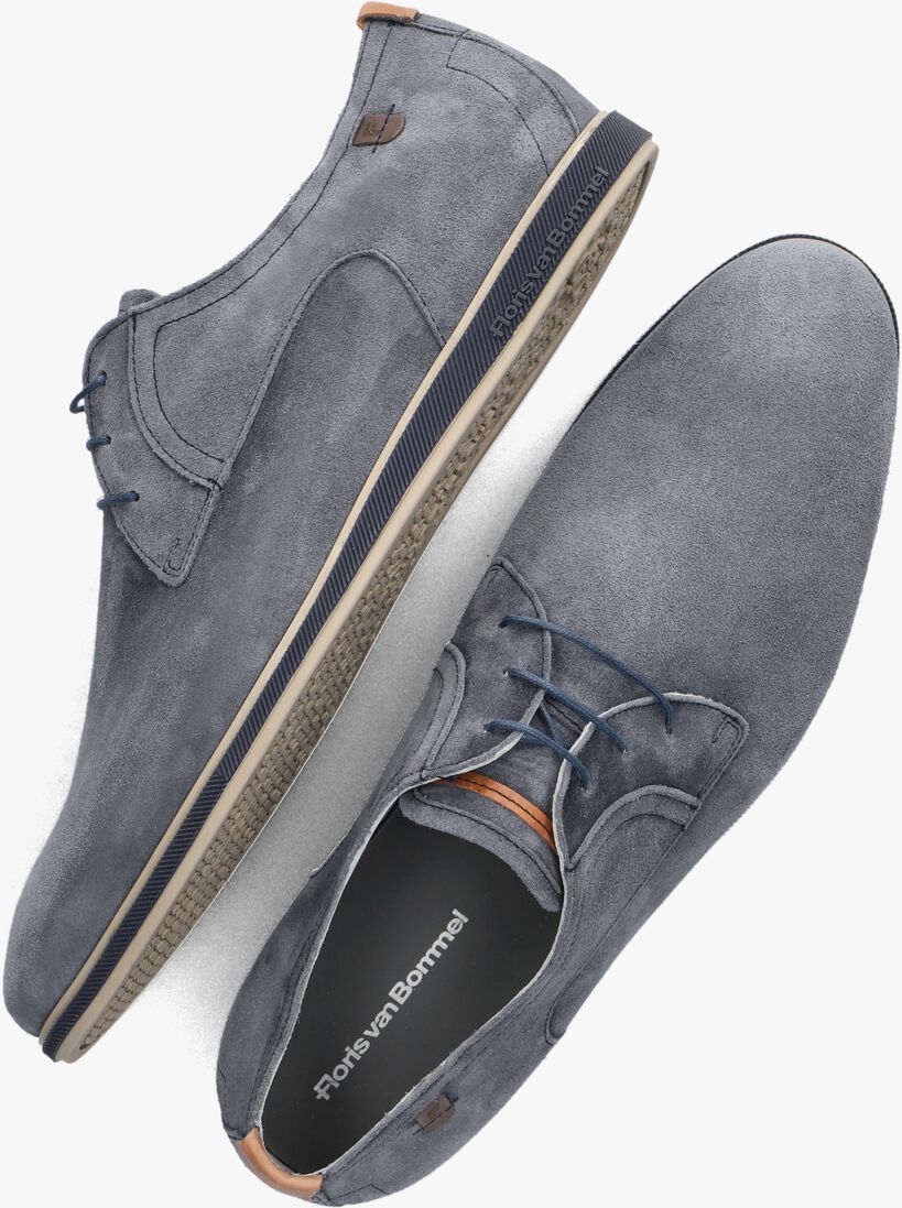 FLORIS VAN BOMMEL blauwe floris van bommel veterschoenen sfm-30220