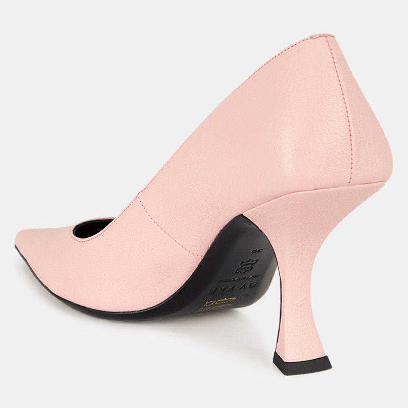 By Far Escarpins en Cuir Lina roses - Talon 9 cm