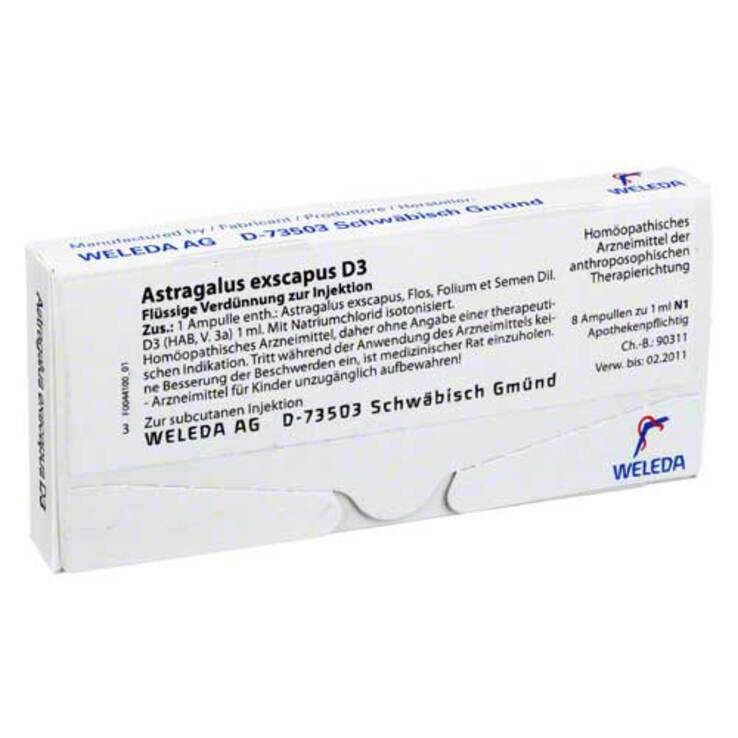 Astragalus Exscapus D 3 Ampullen, 8X1 ml