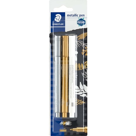 Staedtler Metallic pen 3-pak