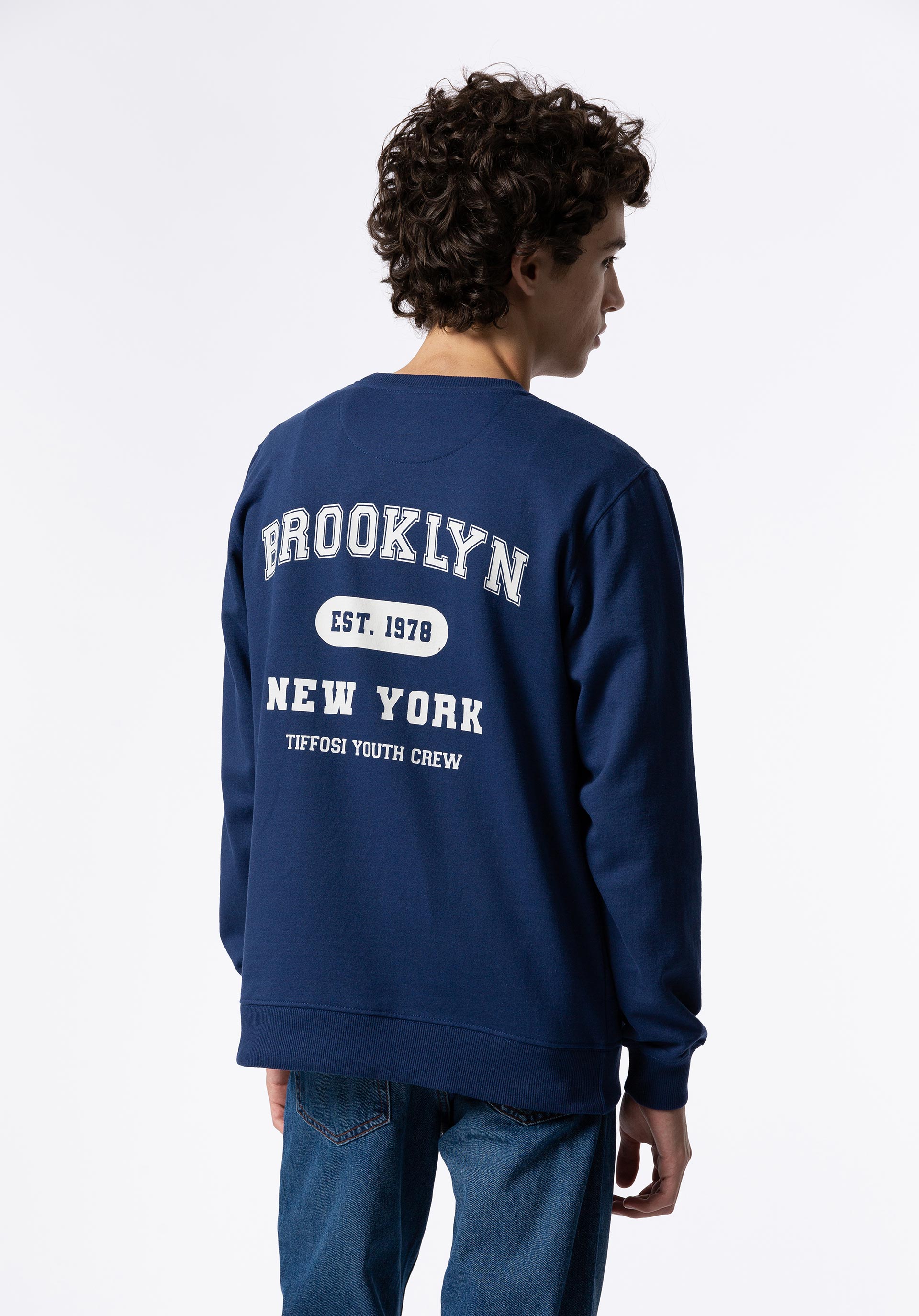 Sweatshirt com Estampado nas Costas