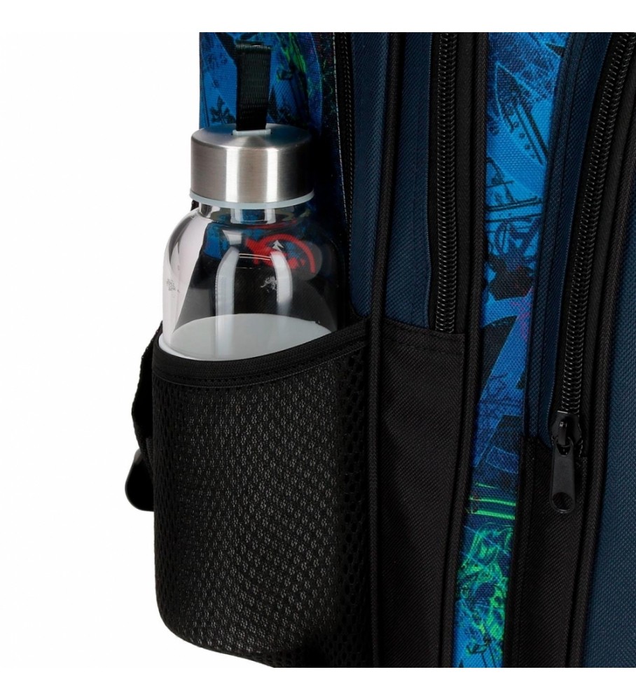 Mochila Joumma Marvel on the Warpath azul - 23x28x10cm -
