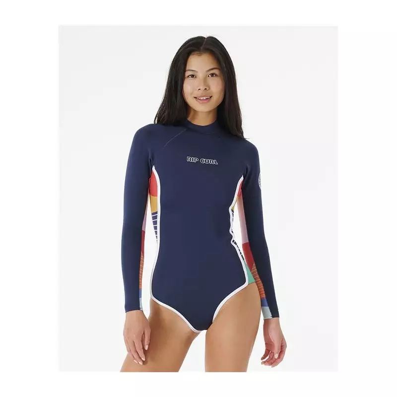 Combinaison shorty femme RIPCURL G Bomb 1mm Backzip Multico