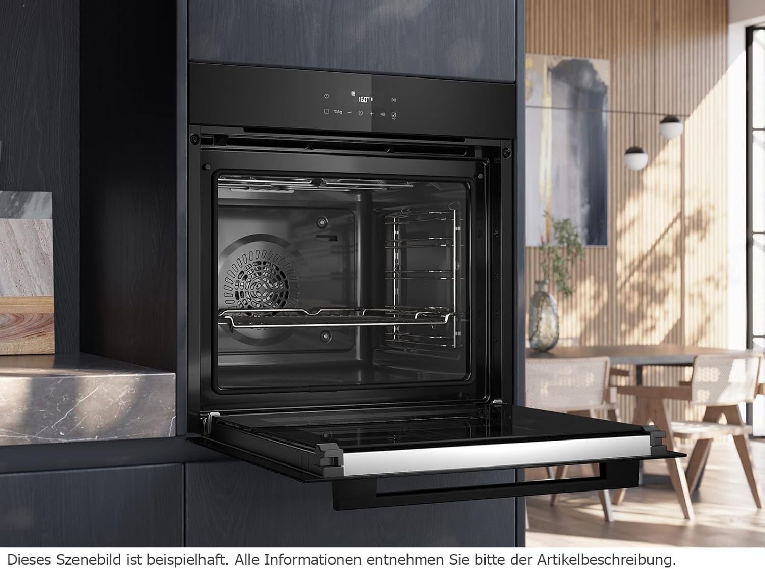 Siemens HB271ABB3 Pyrolyse Backofen Deep black inox