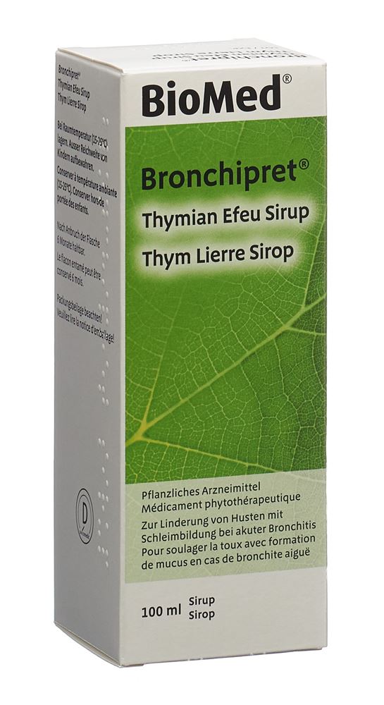 BRONCHIPRET Thymian Efeu Sirup Fl 100 ml
