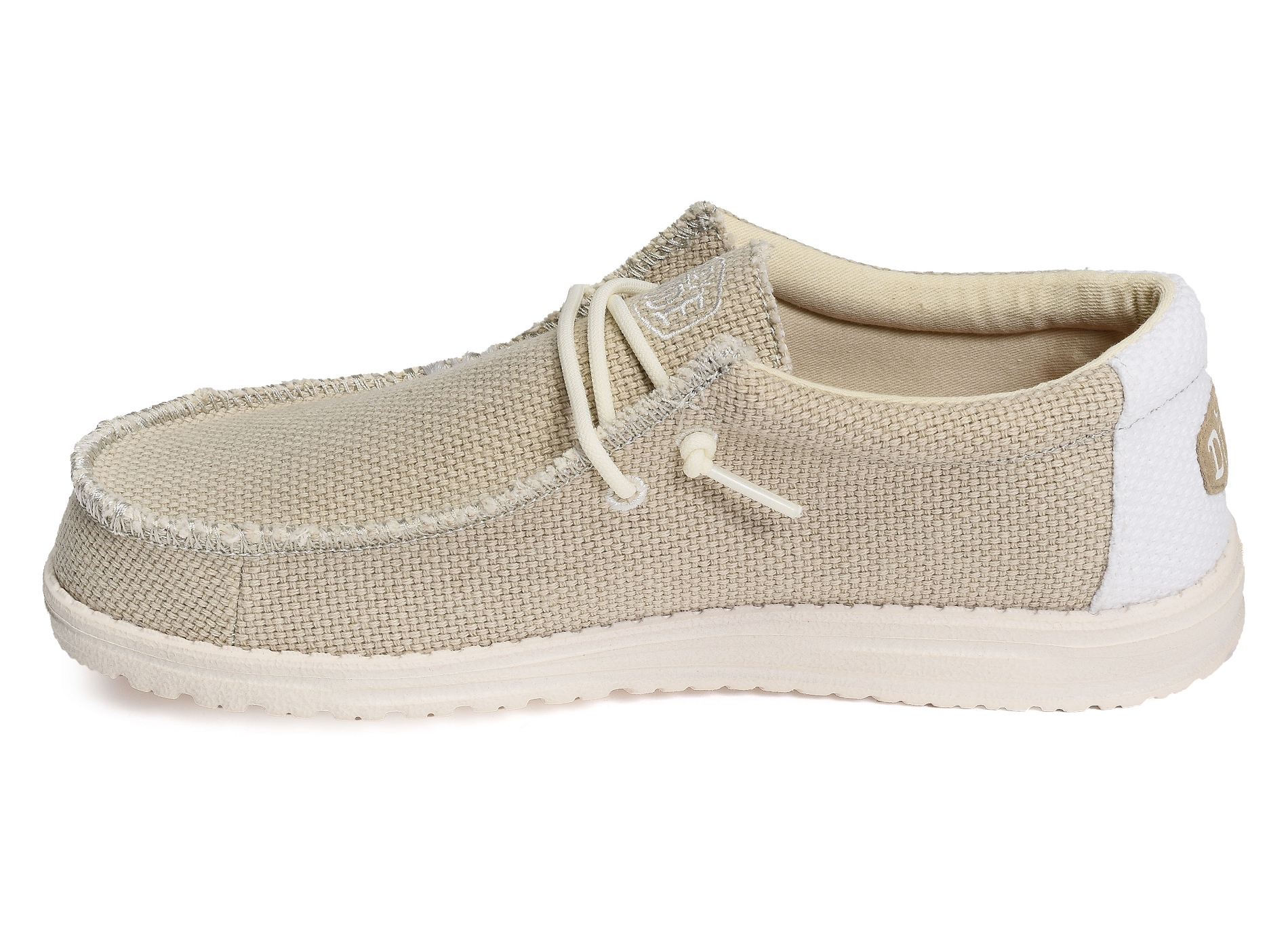 Wally braided blanc beige
