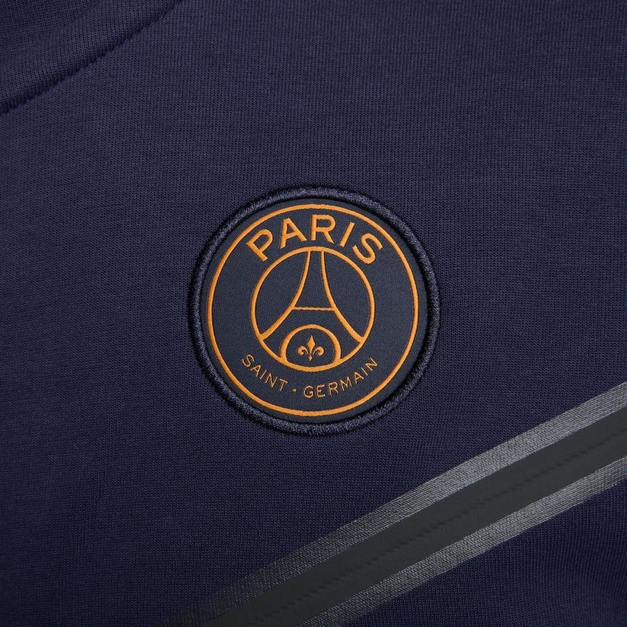 Paris Saint-Germain Sweat à Capuche NSW Tech Fleece FZ - Bleu/Gold Suede