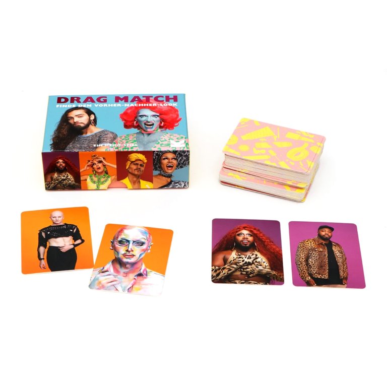 Laurence King Verlag Drag Match, Memo Spiel