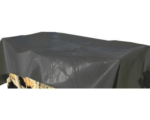 Bouwfolie LDPE 0,2 mm 25 x 2 m zwart rol = 50 m²