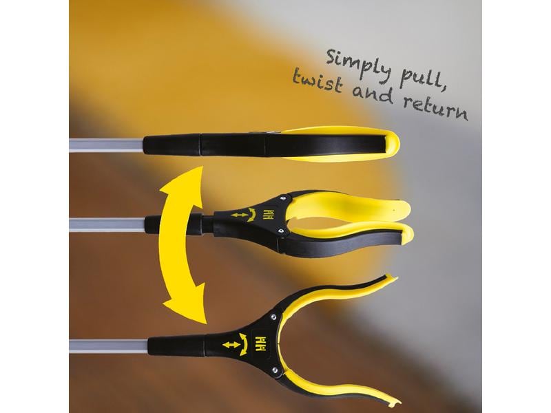 Helping Hand Greifzange mit Rotationskopf Handy Grip, 81 cm Greifhilfe, Greifarm für den Alltag