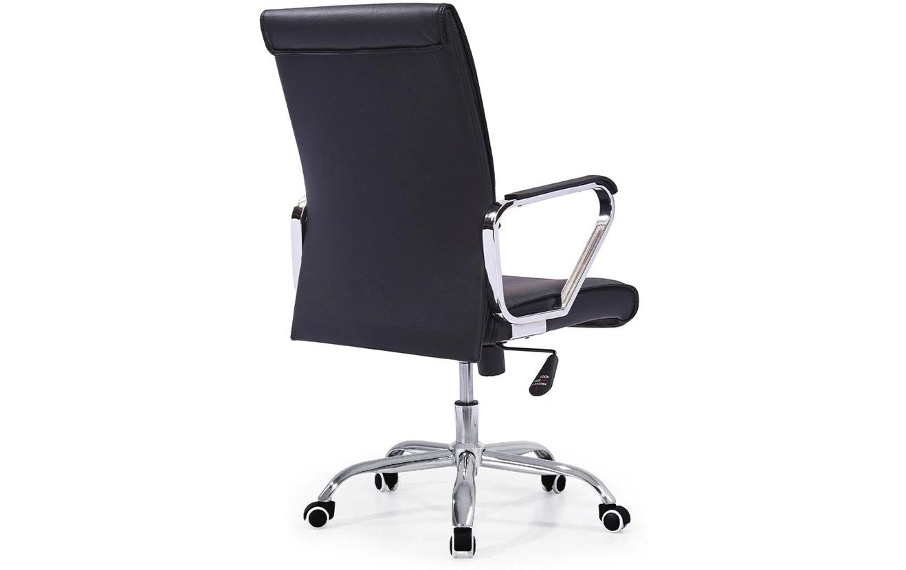 Bürostuhl Comfort Schwarz<br>Drehbarer Stuhl mit Armlehnen