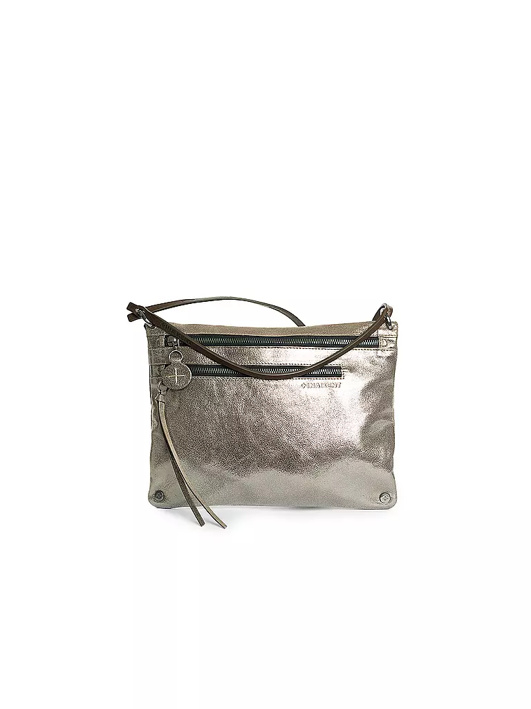 INA KENT Ledertasche - Umhängetasche MOONLIT ed.2 silber
