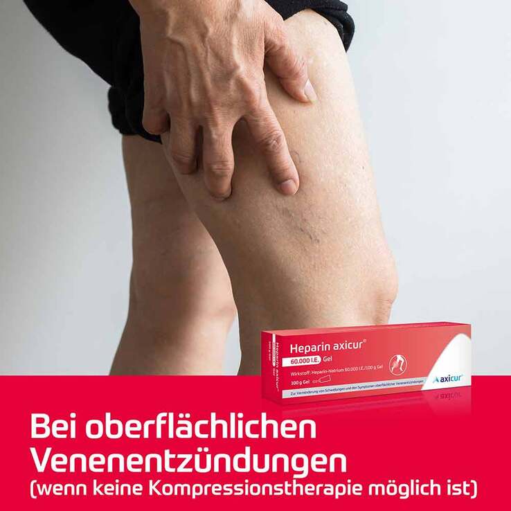 Heparin axicur® 60.000 I.E. Gel, 100 g