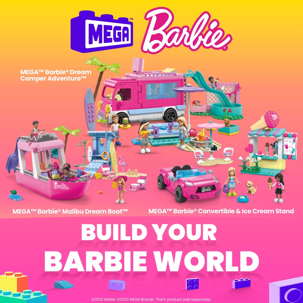Mega Barbie Malibu Traumboot-Bauset
