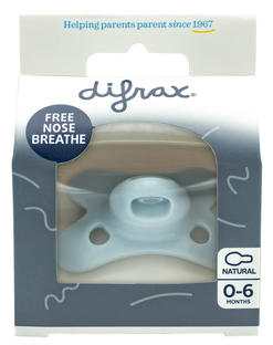 Difrax Fopspeen Natural 0-6 Maanden - Pure Ice 1ST