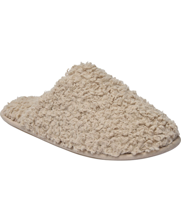 Magasin du Nord Collection Slipper in Curly upper - Beige Beige