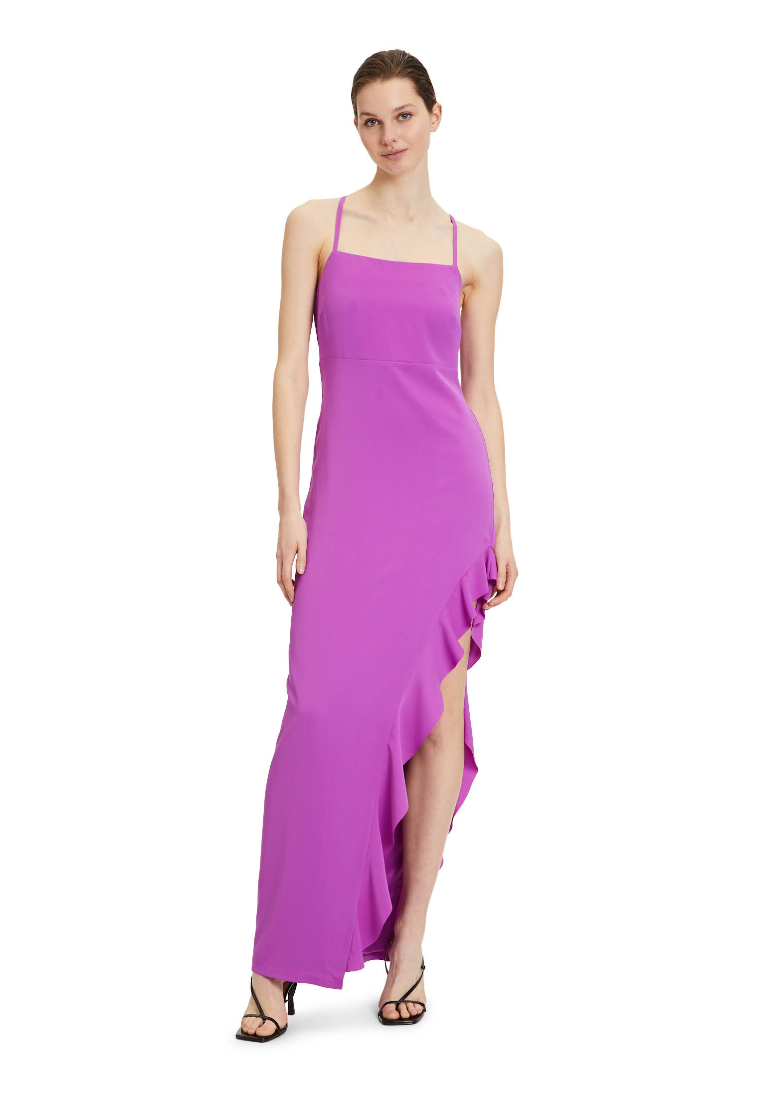 Vera Mont| Damen Abendkleid mit Volant