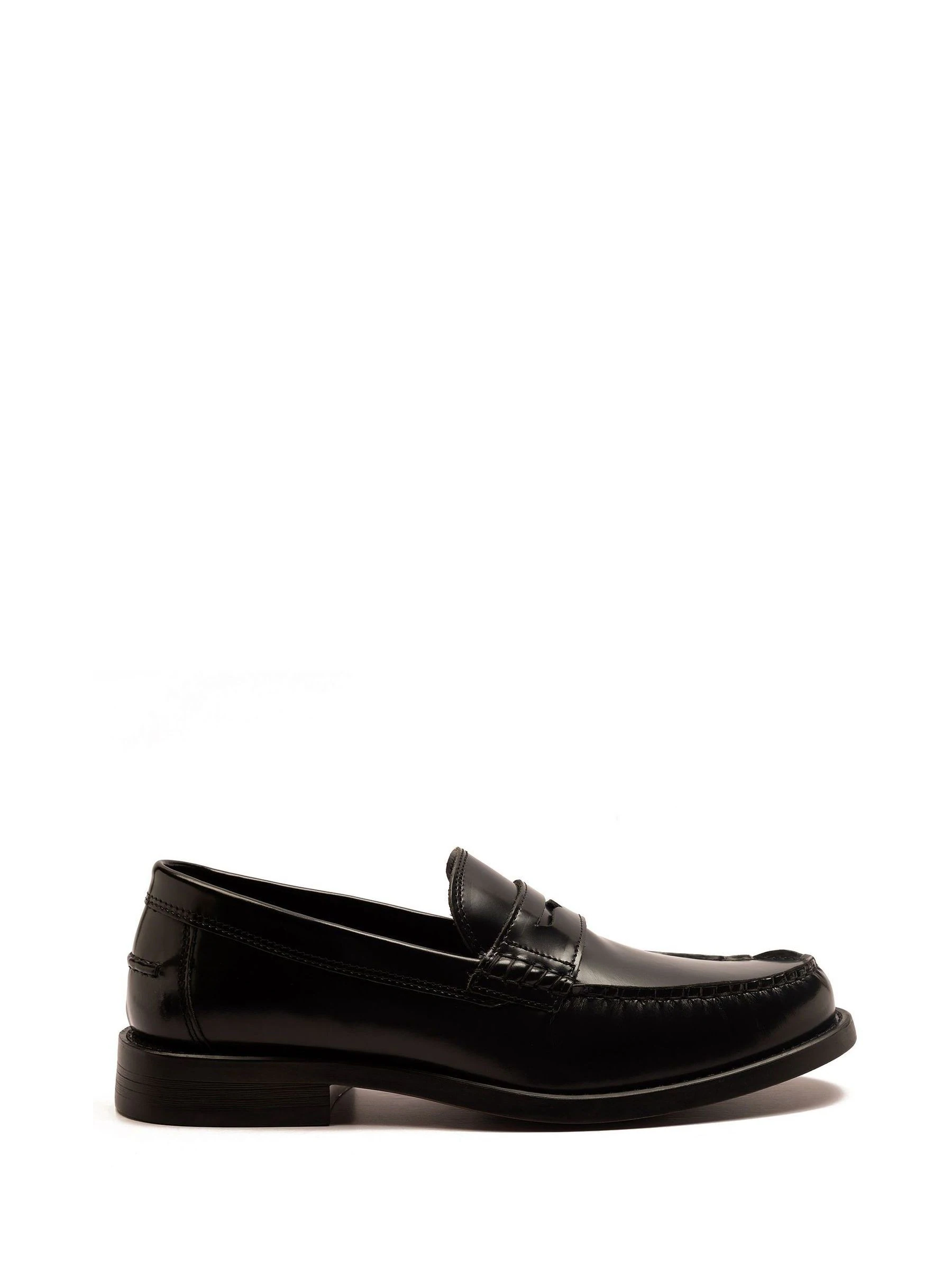 Zwart - Off The Hook Monro Loafer Formal Casual Slip-On Leather Shoes