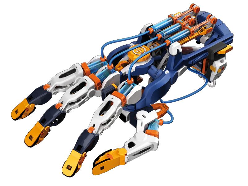 Kosmos Experimentierkasten Cyborg-Hand Hydraulisch gesteuerte XXL-Roboter-Hand, mit der man greifen, heben und sogar schreiben kann