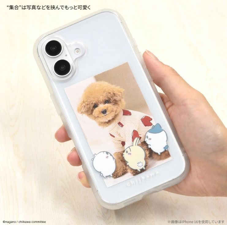 Gourmandise - Chiikawa IIIIfit doorzichtige iPhone 16 Pro-telefoonhoes