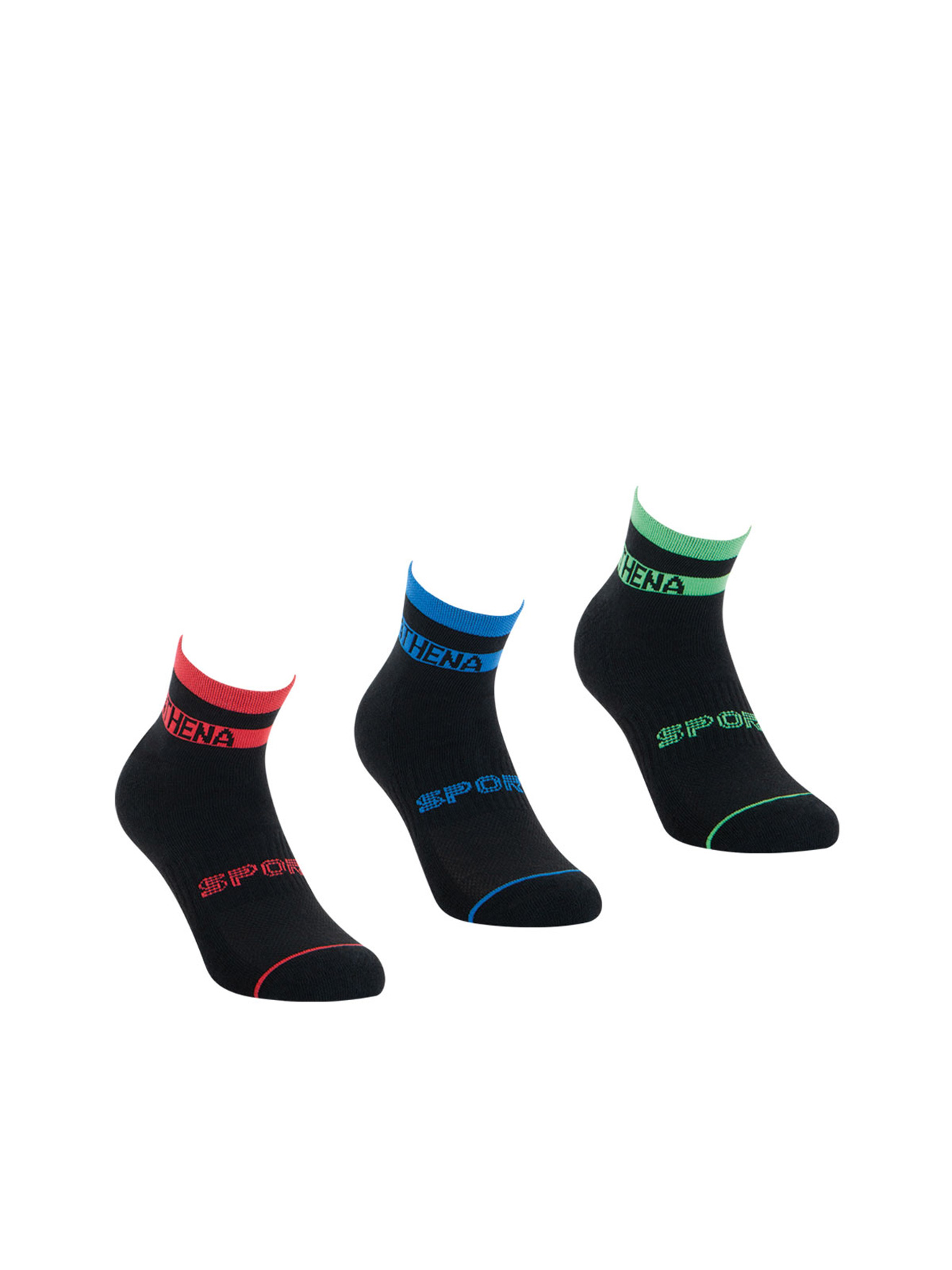 Lot de 3 paires de mi-chaussettes