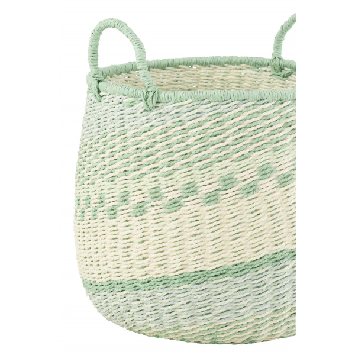 Dansmamaison Panier Zostere - Beige/Vert