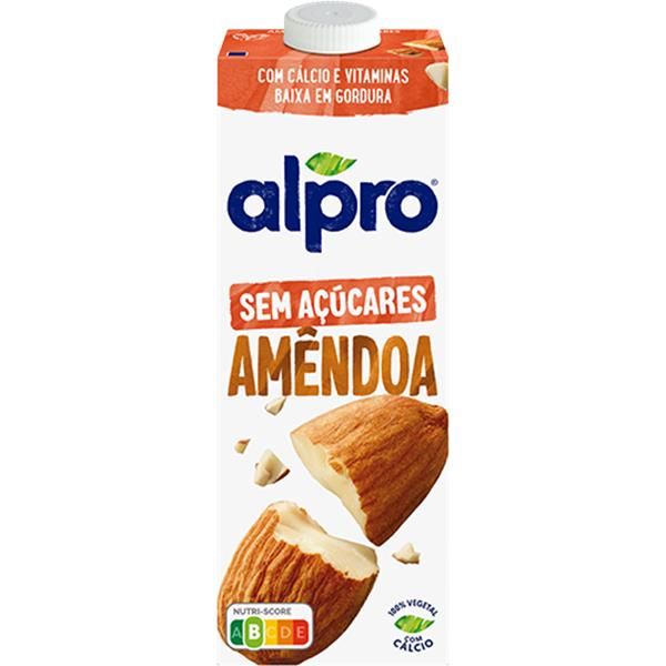 Alpro Bebida Amêndoa Sem Açúcar 1L