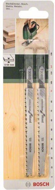 Bosch - T 308 B - Decoupeerzaagblad - HCS - 91mm - Geschikt voor Hout