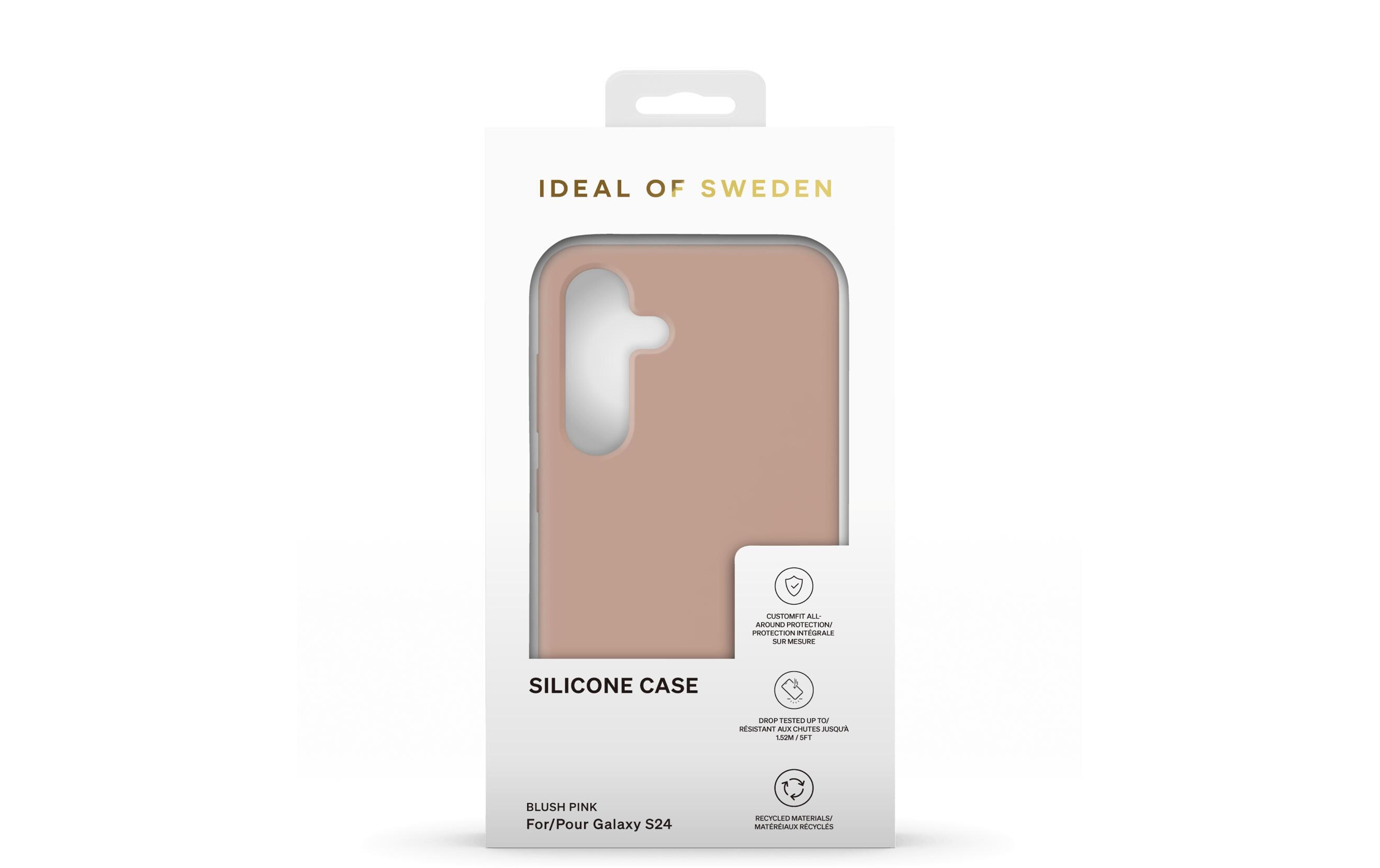 Back Cover Silicone Galaxy S24 PinkSilikon-Backcover für das Samsung Galaxy S24