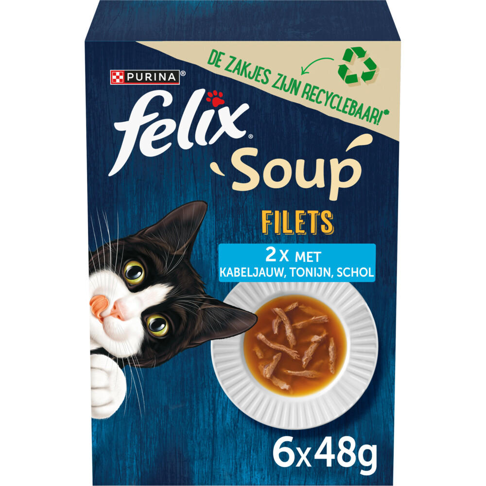 Felix Soup TenderStrips Vis 6 x 48 gr