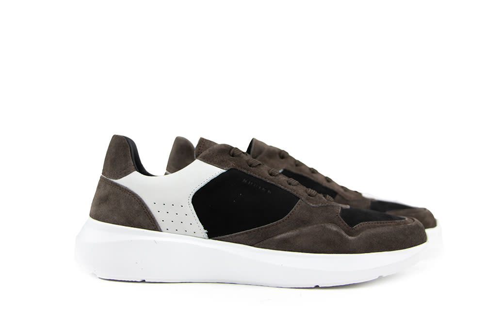 Nubikk Sneakers Rocky Road Wave Dark Grey Suede Black