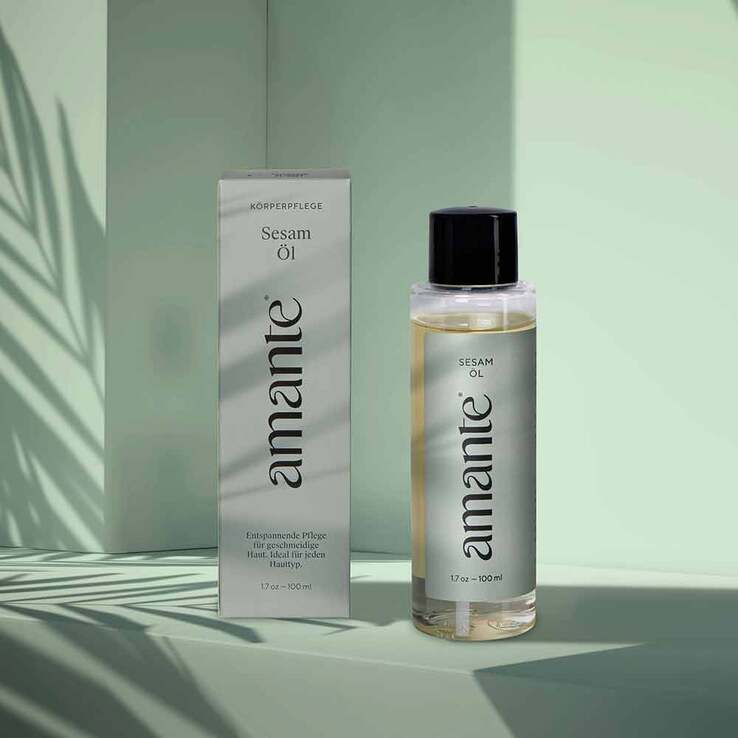 Sesamöl 100% rein Hautpflegeöl Amante, 100 ml