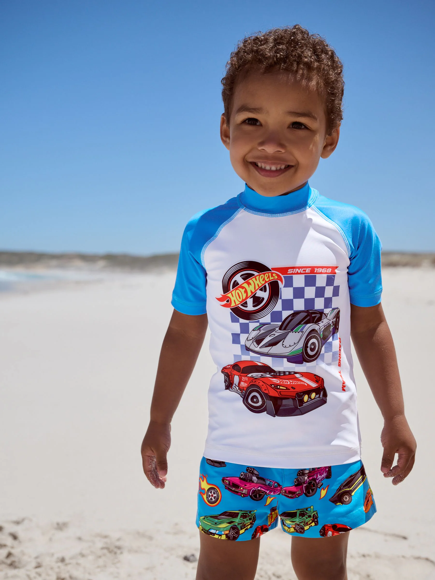 Hot Wheels - Set van surfhemdje en zwembroek (3mnd -7jr)