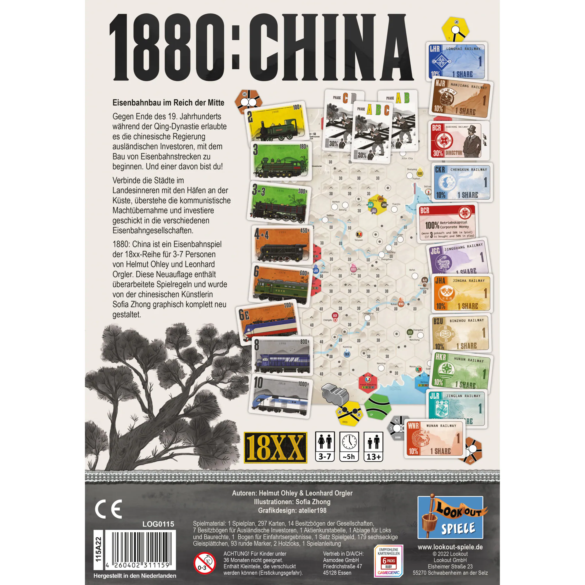 Asmodee Brettspiel 1880: China