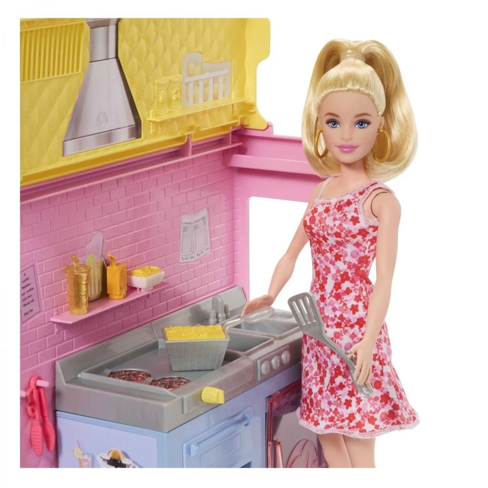 Barbie - Lemonade Bil med 25 dele