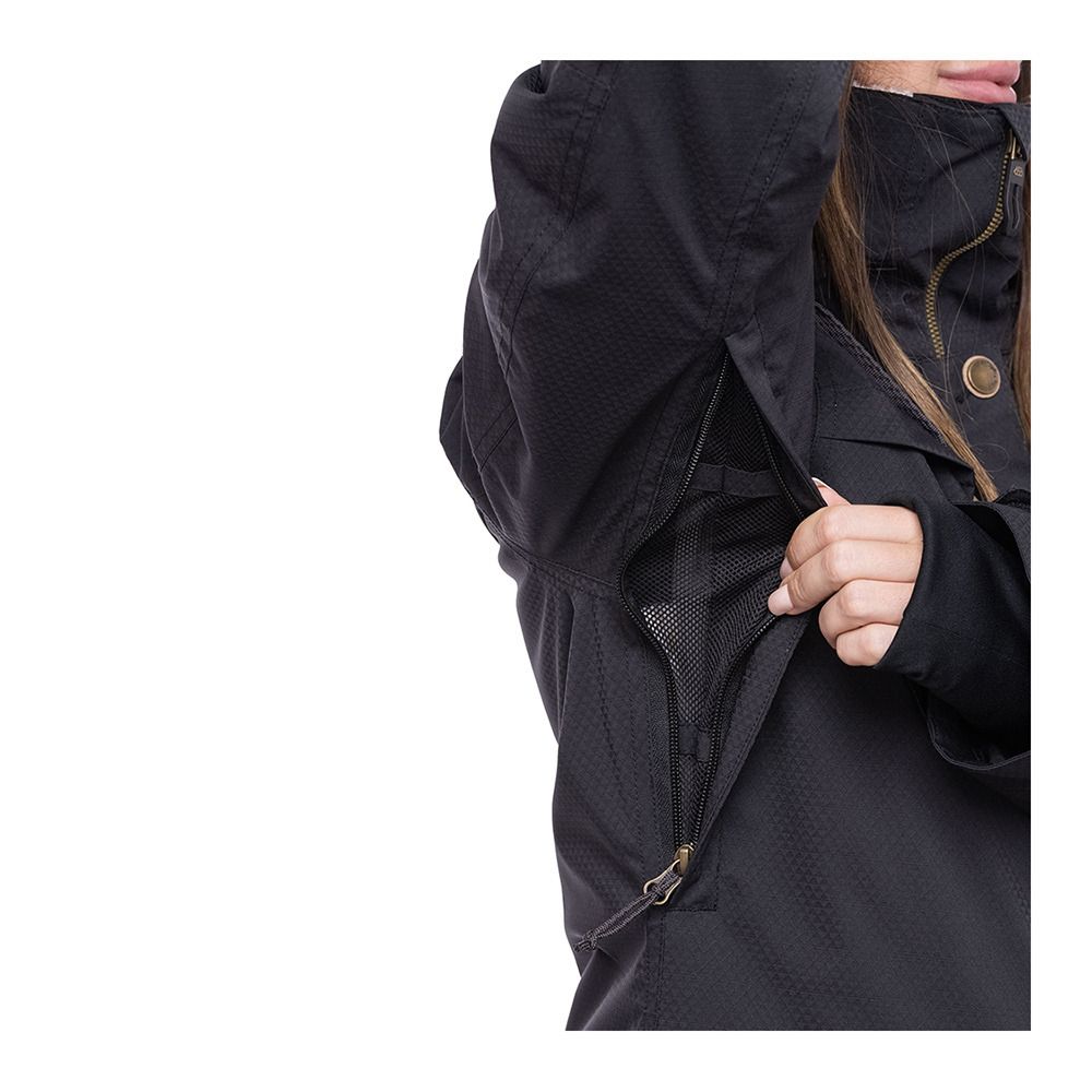 686 SPIRIT - Veste ski Femme black geo jacquard