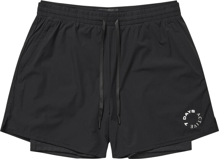 7 Days Active Two-in-One Shorts 001 black