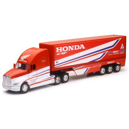 Miniature Newray Camion Team Honda HRC - Echelle 1/32° - Rouge / Noir