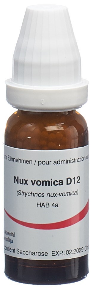 Omida Nux vomica Glob 12 D 14 g
