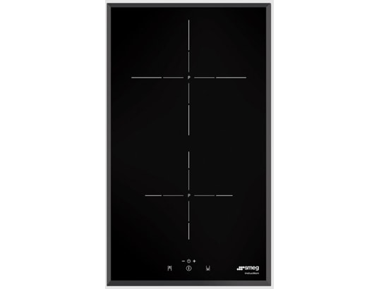 SMEG - Domino induction SI5322B, 2 foyers, 2 boosters, Puissance 3500w