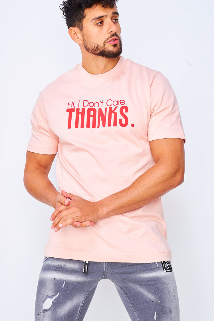 T-shirt rose 