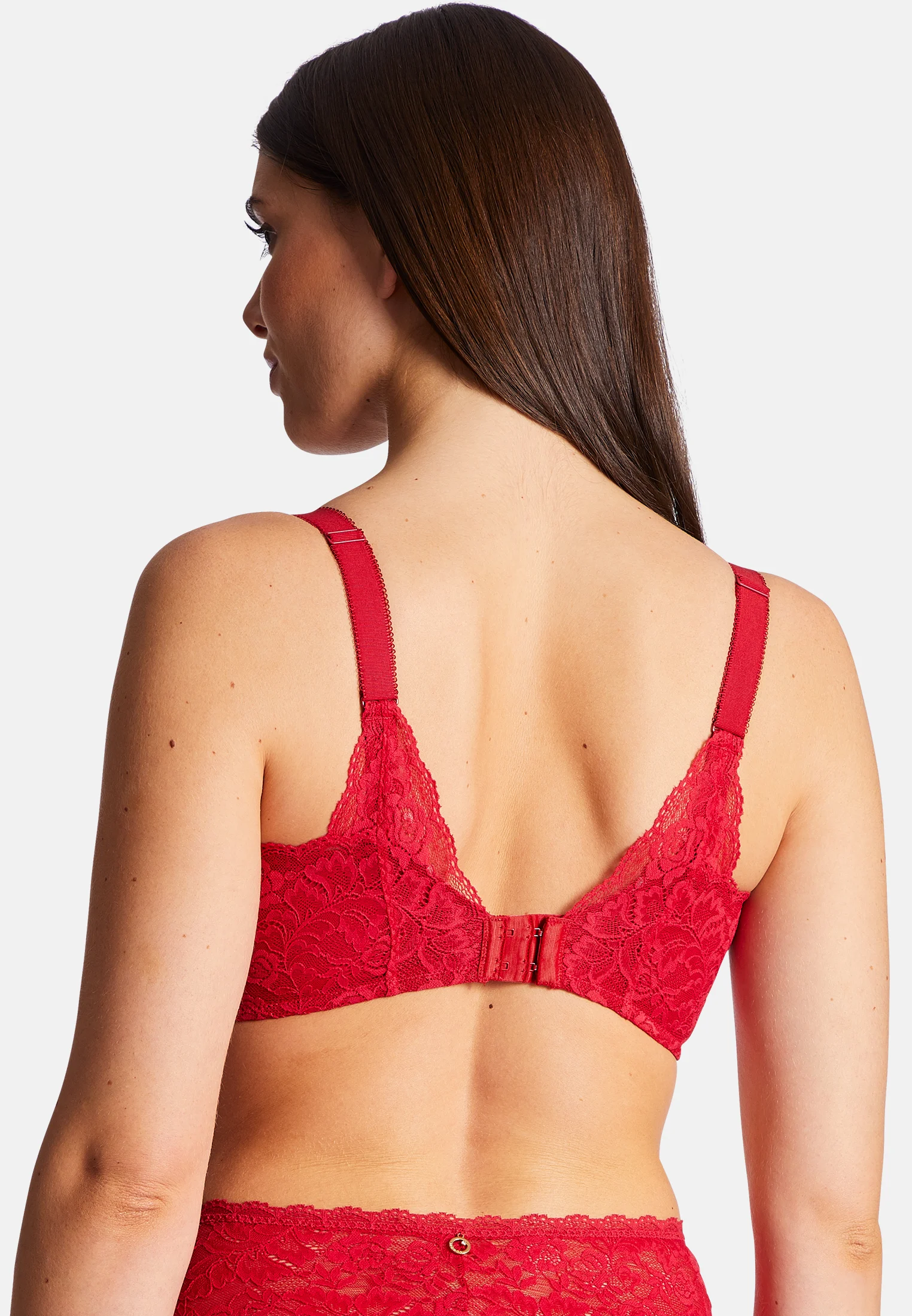 ROSESSENCE - Soutien-gorge triangle avec armatures | Rouge