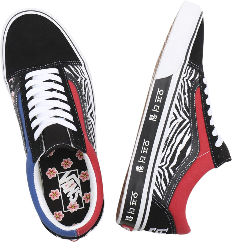Vans ua old skool (koreantypgrphy)rcgrdtrbl