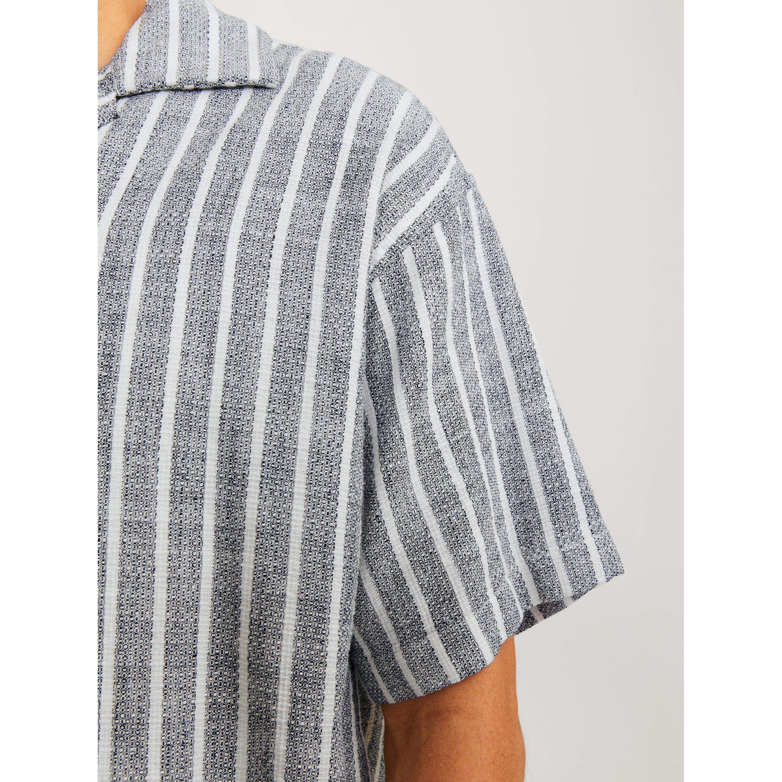 Jack and Jones Cabana Stripe Short Sleeve Shirt
