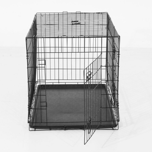 Transportadora para cães PawHut em ABS, preta